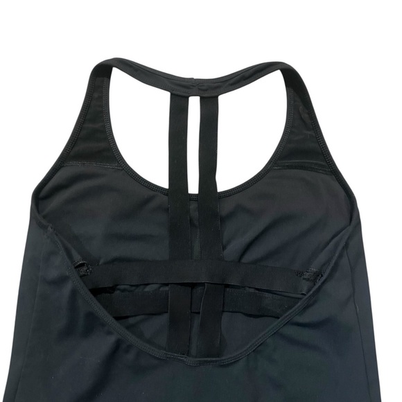 Fabletics Black Strappy Back Tank Top - Picture 4 of 7